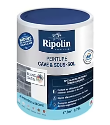 Peinture cave & sous-sol intérieur satin Ripolin 0,75L