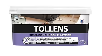 Sous-couche sol fixatrice Tollens blanc 2,5L
