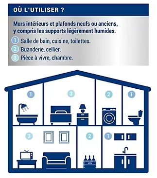 Sous-couche anti-humidité intérieur mat Ripolin 0,75L