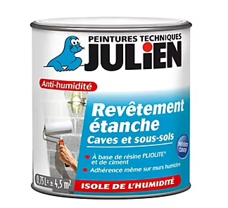 Peinture anti condensation cuisines et salles de bains Julien mat blanc mat 0,75L
