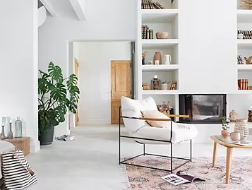 Peinture murs, plafonds et boiseries éclat de blanc V33 blanc velours 10L + 20% gratuit