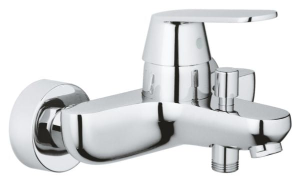 EUROSMART COSMOPOLITAN wall-mounted chrome bathtub mixer