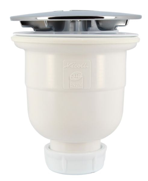 Bonde de douche verticale ø 90 mm sortie ø 40 mm h. 110 mm débit 36 L/mn