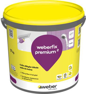 Colle WEBERFIX PREMIUM D2ET seau 17 kg