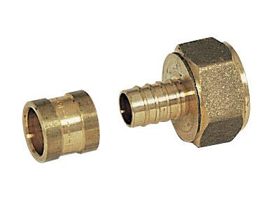 Fixed PER connector with female slip Ø 12 mm 1/2