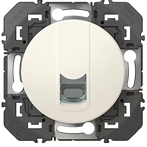 Prise RJ45 Legrand Dooxie blanc carrée