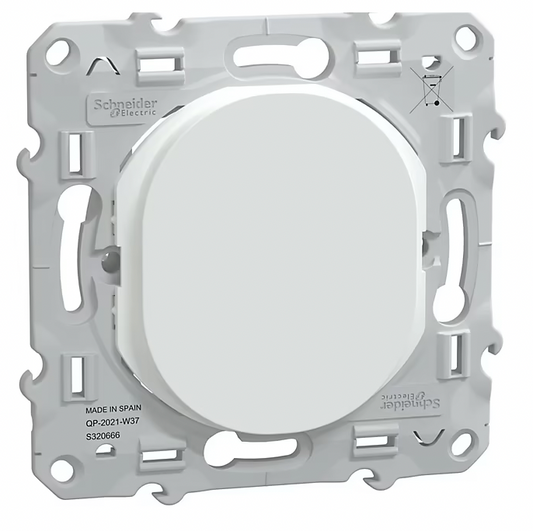 Obturateur Schneider Electric Ovalis blanc