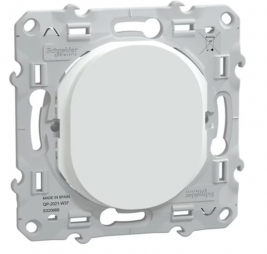 Obturateur Schneider Electric Ovalis blanc