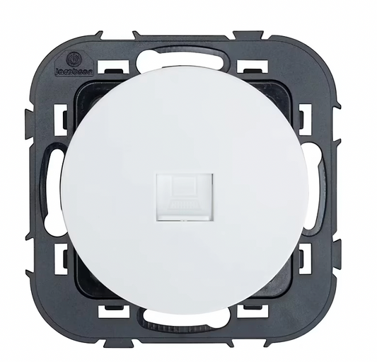 Prise RJ45 Jacobsen Espen blanc à composer