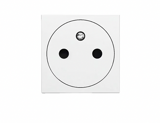 Mécanisme prise 2pôles+terre affleurante 2 modules Legrand Mosaïc