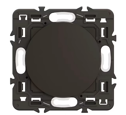 Obturateur Legrand Céliane noir sans plaque