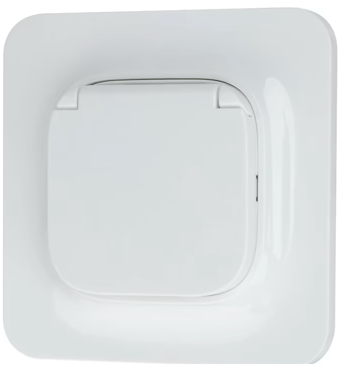 Prise avec terre étanche Jacobsen Kennet blanc complet