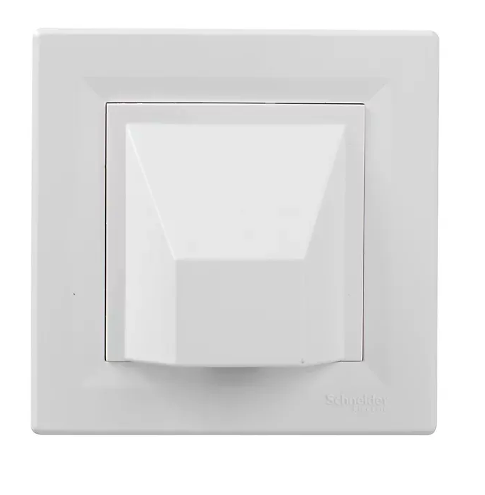 Sortie de câble complète Schneider Electric Asfora blanc