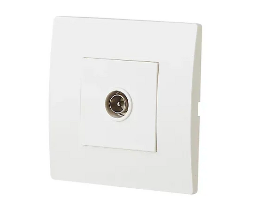 Prise 2 x 2 pôles + terre Legrand Mosaïc blanc