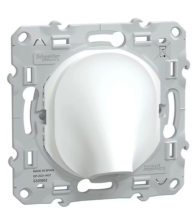 Sortie de câble Schneider Electric Ovalis 16A blanc