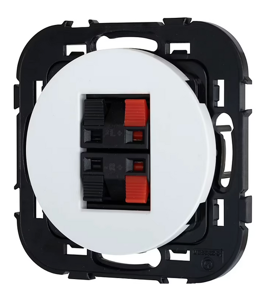 Prise haut-parleur Jacobsen Espen blanc à composer