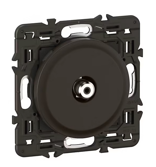 Prise TV type f Legrand Céliane noir