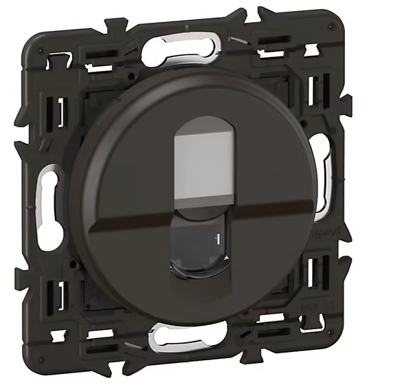 Prise RJ45 Legrand Céliane téléphone et informatique FTP catégorie 6 noir