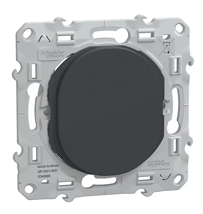 Mécanisme obturateur Schneider Electric Ovalis anthracite