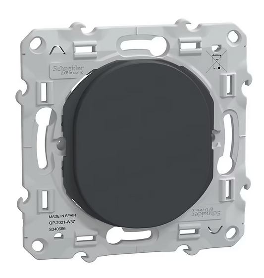 Mécanisme obturateur Schneider Electric Ovalis anthracite