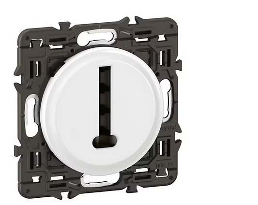 Prise téléphone Legrand Céliane blanc