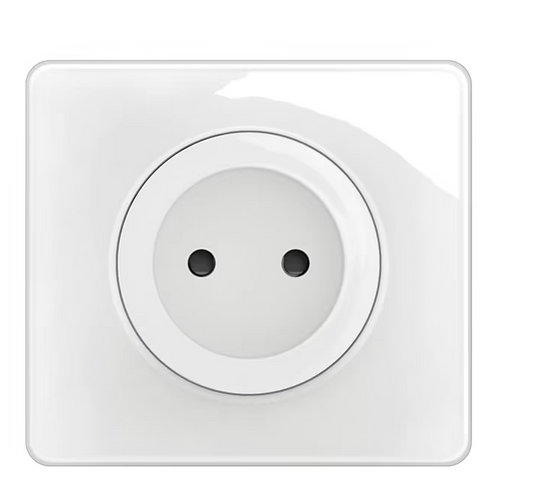 Prise 2 pôles sans terre Legrand Céliane complet blanc