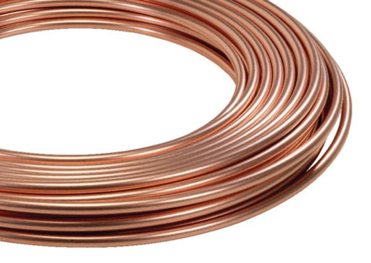 Annealed copper crown NF Ø 14 mm, thickness 1 mm, length 10 m