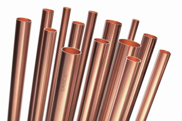 Semi-hard work hardened copper tube NF Ø 14 mm, thickness 1 mm, length 2 m