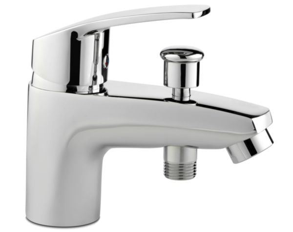 MEZZO 3 single-hole chrome bathtub mixer