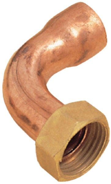 Brass fitting for soldering 2 pieces elbow copper socket Ø 18 mm 3/4 bag of 2 pieces 