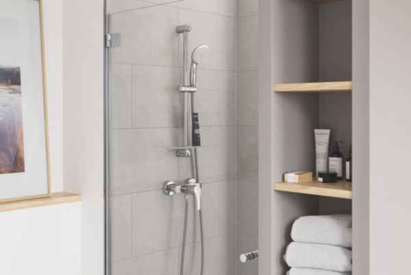 EUROSMART PRO chrome shower mixer