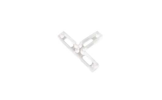 T-shaped spacers for white tiles, 3 mm thick, bag of 250 pieces