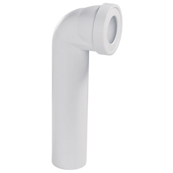 Pipe rigide longue coudée blanc L. 150 x ø 100 mm 200 g