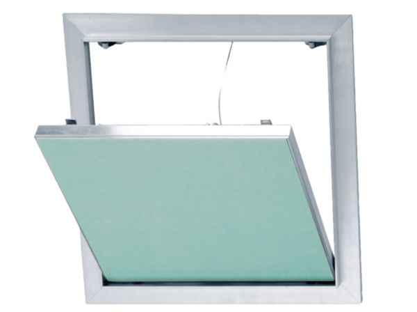 PLACO water-repellent aluminium/plasterboard inspection hatch L. 300 x W. 300 mm