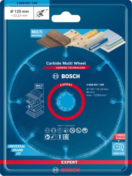 EXPERT 125mm Multi-material Carbide Disc