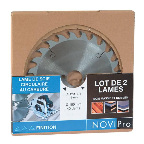 CARBIDE CIRCULAR SAW BLADE ALT WOOD DIAM 210 X AL 30 X48 Z NOVIPRO