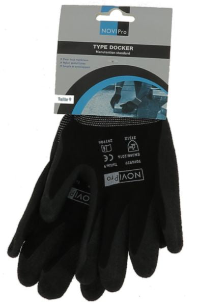 DOCKER type gloves size 9