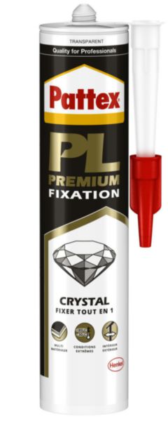 PL Premium Crystal translucent multi-material glue for interior and exterior 290 g cartridge