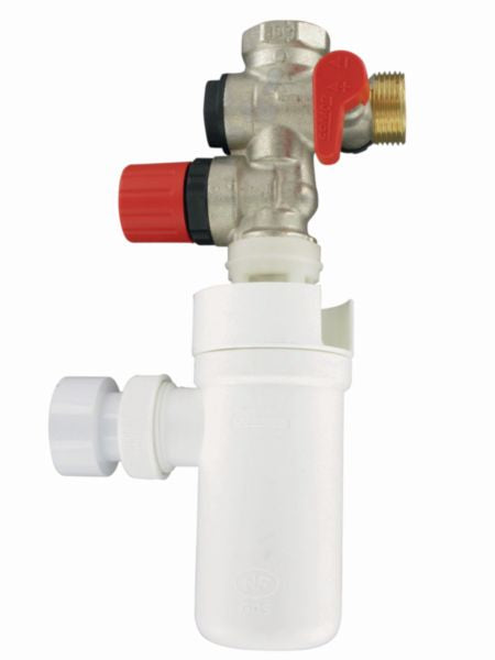 Water heater kit with NF safety group Ø 3/4 straight + 1 siphon