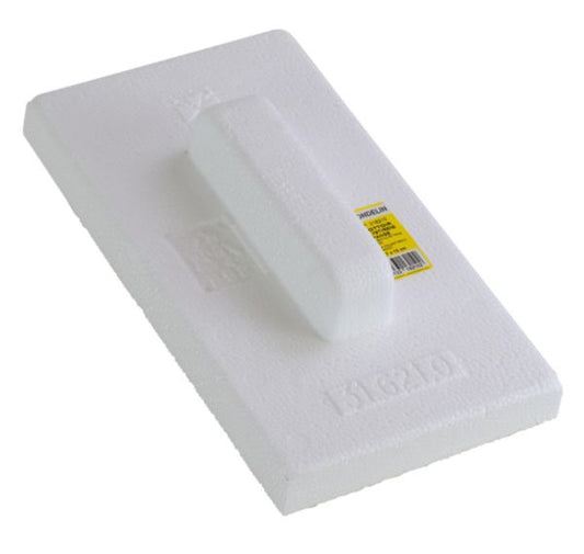 Frottoir en polystyrène expansé monobloc blanc L. 27 x l. 15 cm