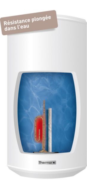 Narrow NF vertical water heater 50L mono 2000W h. 918 x ø 338 mm