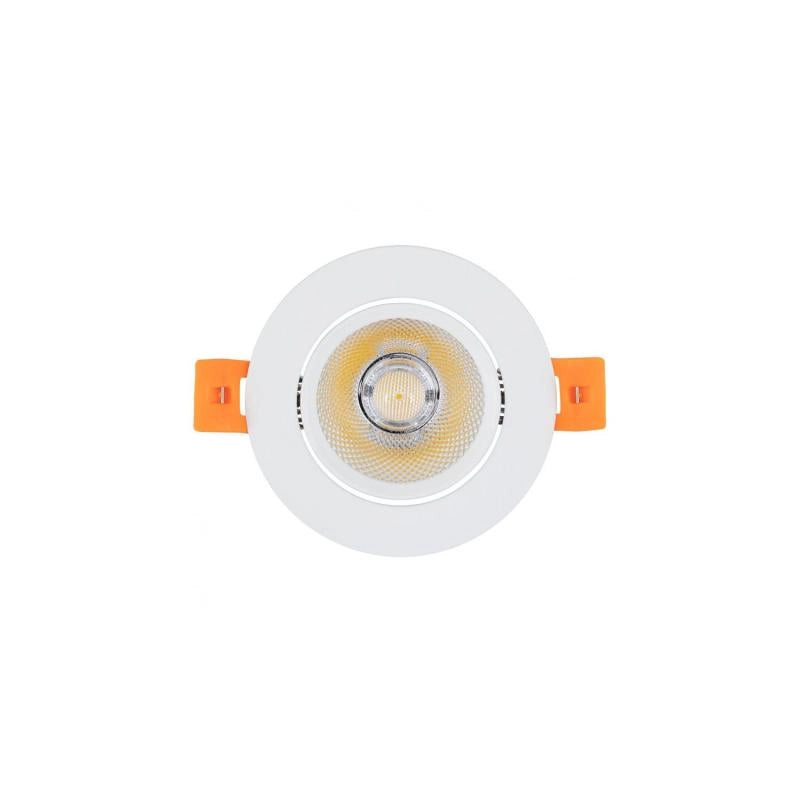 Extra flat LED recessed adjustable downlight 7W 630lm 4000K Dimmable