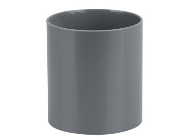 PVC NF female-female stop sleeve Ø 100 mm gray