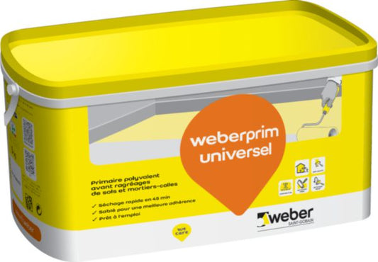 WEBERPRIM UNIVERSEL primer 5 kg bucket