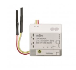 Récepteur encastrable pour éclairages DIAG65AVX, DIAGRAL