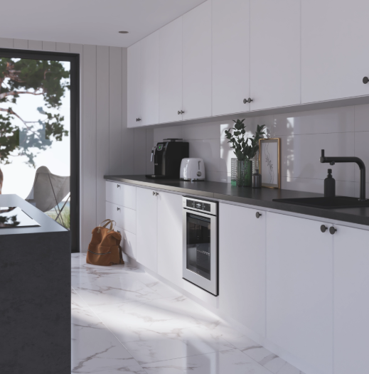 Carrelage sol / mur effet marbre blanc Casablanca l.60 x L.120 cm ARTENS