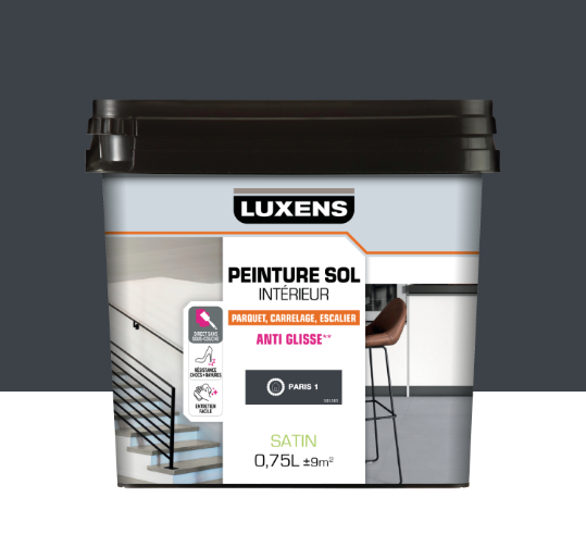 Peinture sol, carrelage / parquet / laminé Intérieur LUXENS, paris 1 satiné, 0.7