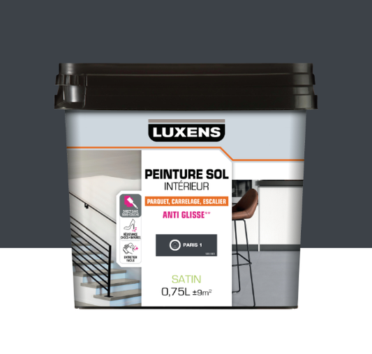 Peinture sol, carrelage / parquet / laminé Intérieur LUXENS, paris 1 satiné, 0.7