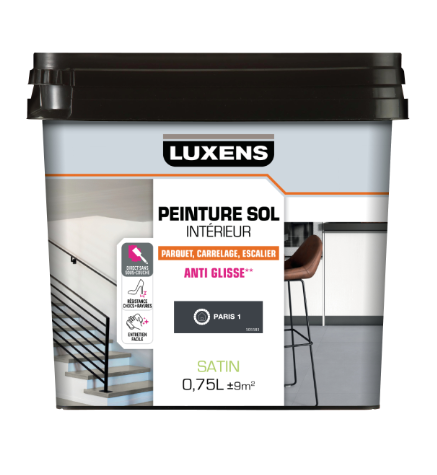 Peinture sol, carrelage / parquet / laminé Intérieur LUXENS, paris 1 satiné, 0.7