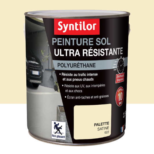 Peinture sol Ultra résistante SYNTILOR, palette satiné, 2.5 l